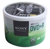 图片 索尼刻录光盘 DVD-R 50张/桶