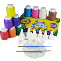 图片 Crayola绘儿乐10色幼儿可水洗颜料54-1205