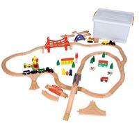 图片 Educo 儿童幼教角色扮演 益智玩具 火车轨道套装